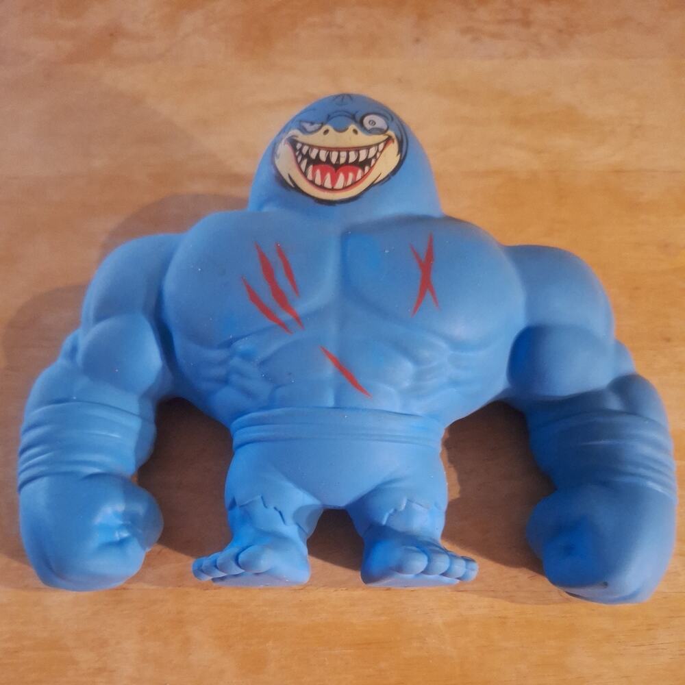 ZURU SMASHERS Blue Shark Slam Heroes Sand Filled Figure Stretch Throw Smash Toys